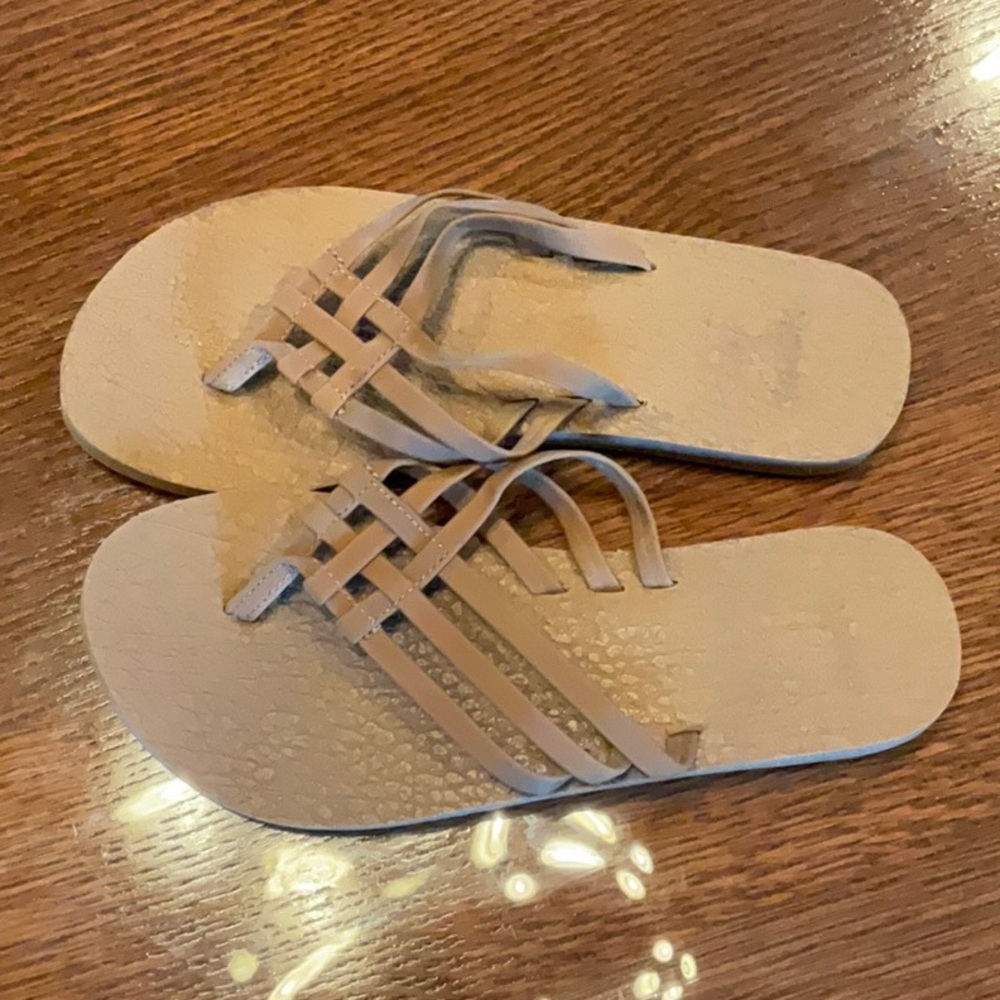 Sanuk Light Brown Sandals - Picture 3 of 3
